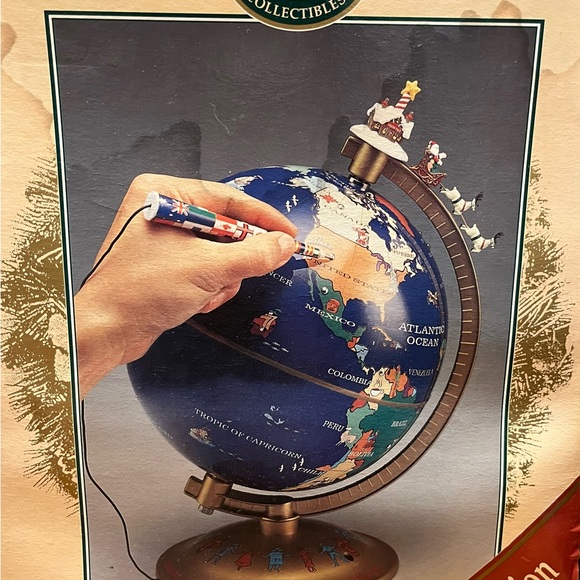 Vintage Mr. Christmas Seasons Greetings Around the World globe🎅🏼🌎 - Picture 3 of 3